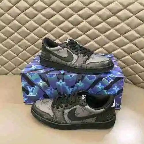 Marca LV Co * Código de calzado para hombre: 0328B50 Tamaño: 38-45 (45 se puede personalizar)