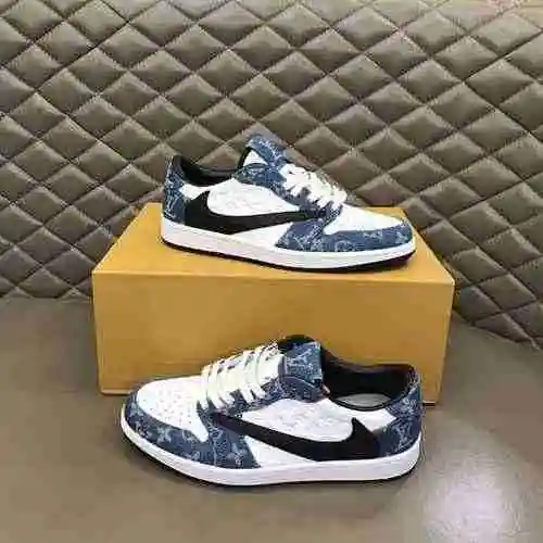 Marca LV Co * Código de calzado para hombre: 0328B60 Tamaño: 38-45 (45 se puede personalizar)
