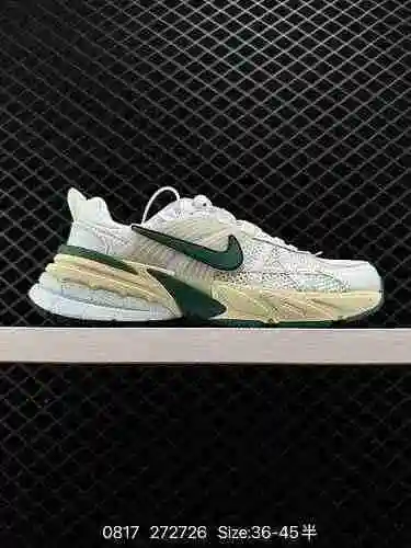 3. ZAPATOS PARA CORRER NIKE V2K RUN Zapatos deportivos transpirables de malla de moda retro El mater