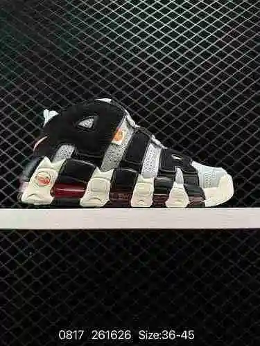3 Nk Air More Uptempo 96 QS Original Pippen Primera generación Clásico High Street Versátil Casual C