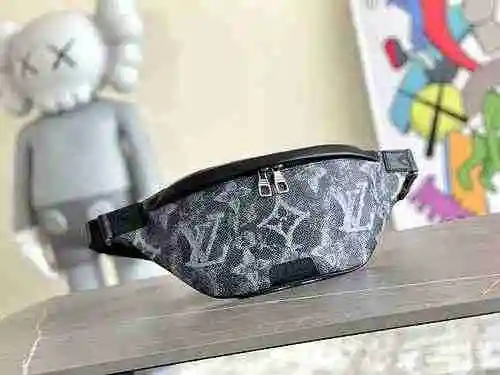 Riñonera para mostrador para hombre LV hecha de material de lona importado, bolsa de regalo de entre