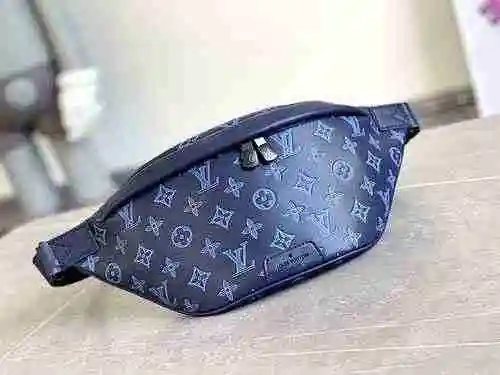 Riñonera para mostrador para hombre LV hecha de material de lona importado, bolsa de regalo de entre