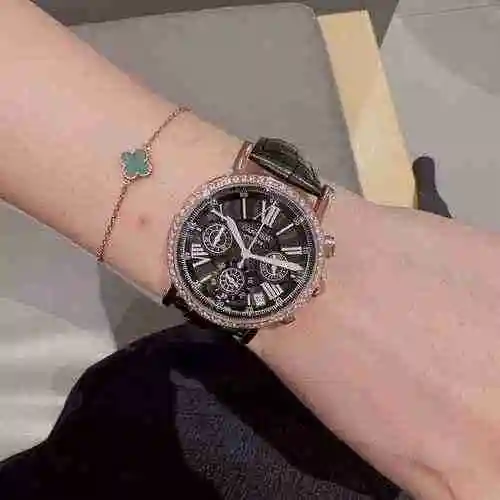 Reloj Cartier para mujer combinado con movimiento mecánico original completamente automático Caja de