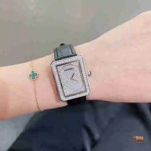 Reloj Chanel para mujer combinado con movimiento mecánico original completamente automático Caja de 