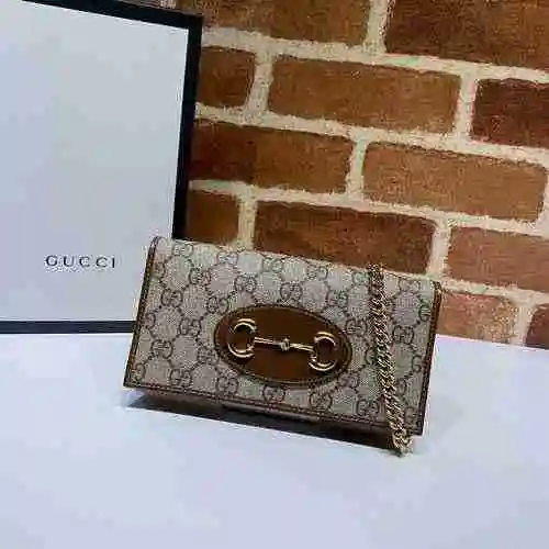 Bolso con cadena GUCCI Gucci hecho de material de lona importado, bolsa de regalo con entrega de alt
