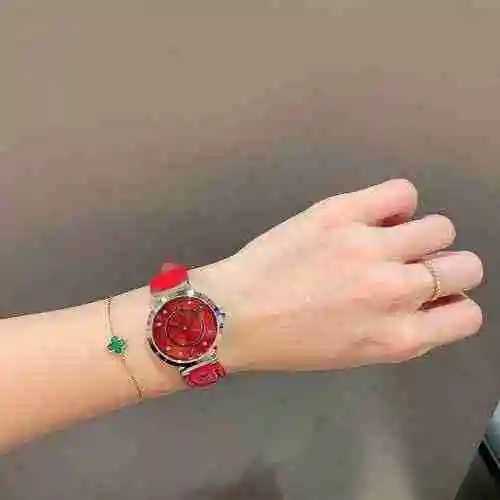 Reloj LV para mujer con movimiento mecánico original totalmente automático, caja de acero de precisi