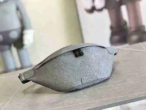 Riñonera LV para hombre hecha de material de lona importado, bolsa de regalo de entrega de alta cali