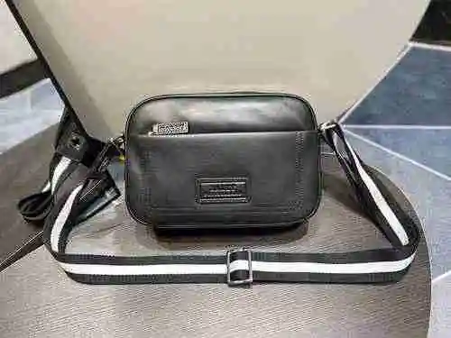 BALLY Bolso bandolera para hombre hecho de material de lona importado, bolsa de regalo de entrega de