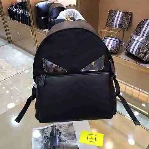 PRADA Mochila para hombre Prada hecha de material de lona importado, bolsa de regalo de entrega de a