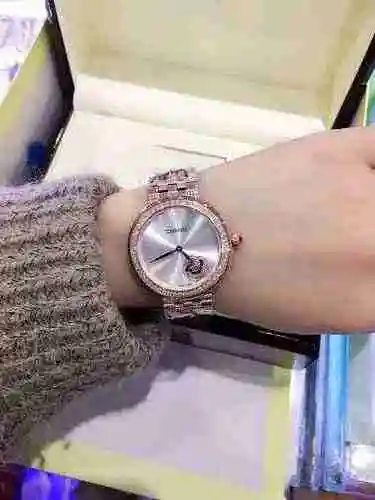 Reloj Chanel Reloj para mujer combinado con movimiento mecánico original completamente automático Ca