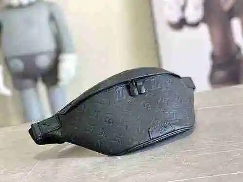 Riñonera LV para hombre hecha de material de lona importado, bolsa de regalo de entrega de alta cali