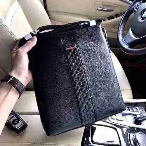 GUCCI Bolso bandolera exclusivo para hombre Gucci hecho de material de lona importado, bolsa de rega