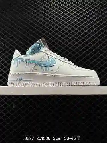 ocho ▪️ NK Air Force '7 Low anime Theme Air Force No.1 Zapatos de tabla casuales de caña baja CW2288