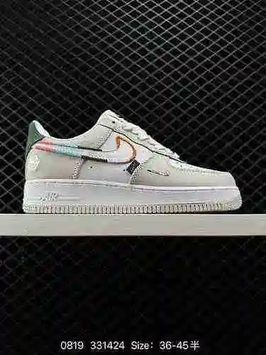 2 Nike Air Force Low Air Force One Low zapatillas deportivas informales y versátiles. El rendimiento