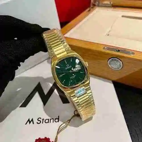 Reloj Omega para mujer combinado con movimiento mecánico original completamente automático Caja de a