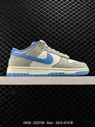 8 Nike SB Dunk Low Dunk Series Low Top Zapatillas deportivas informales para monopatín Hechas de cue