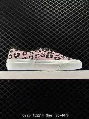 7 VANSAUTENTIC VLT LX Rama de gama alta Púrpura Rosa Patrón de leopardo Tela polar Estampado de leop