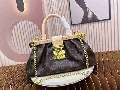 Bolsa nube LV Louis Vuitton hecha de material de lona importado, bolsa de regalo de entrega de alta 