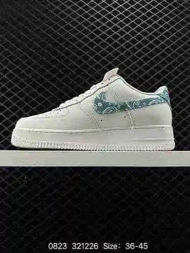 3 Nike Air Force&# x27; 7 Zapatillas deportivas bajas Air Force One en blanco y negro Horma orig