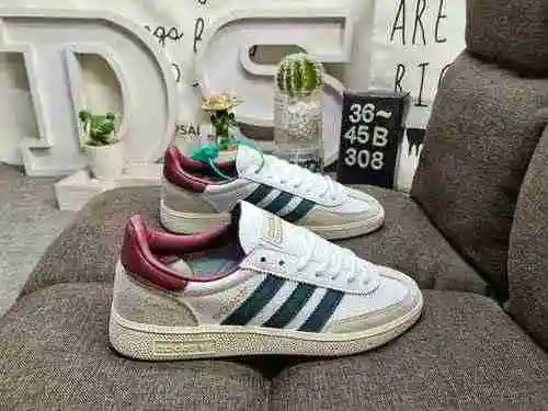 308DAdidas origins Handball Spzl Low top gray comfortable trend lightweight wear-resistant anti slip