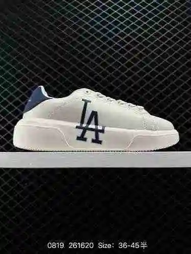 100 MLB Chunky Classic Zapatos de tablero impresos grandes Moda casual Suela gruesa Zapatos de table