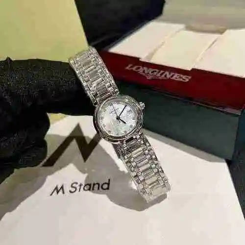 Reloj Longines para mujer combinado con movimiento mecánico original completamente automático Caja d