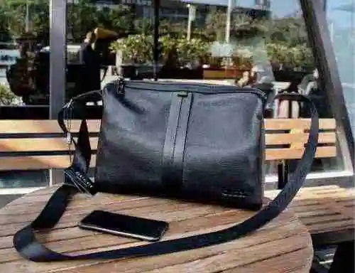 GUCCI Bolso bandolera exclusivo para hombre Gucci hecho de material de lona importado, bolsa de rega