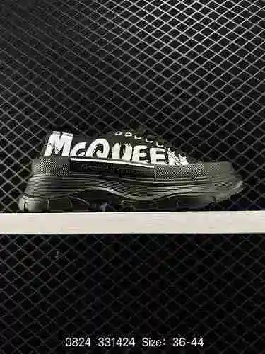 120 Zapatos de lona McQueen ¡Zapatos de lona con medio remolque y suela gruesa de nuevo color de Ale