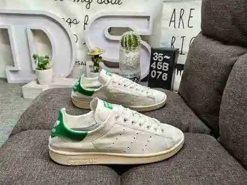 076D Company level Co branded Adidas Stan Smith Leather Smith/SMS Balenciaga Classic Versatile Board