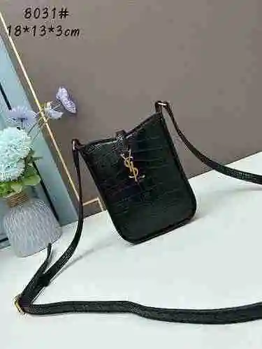 Bolsa de viaje YSL Saint Laurent hecha de material de lona importado, bolsa de regalo de entrega de 