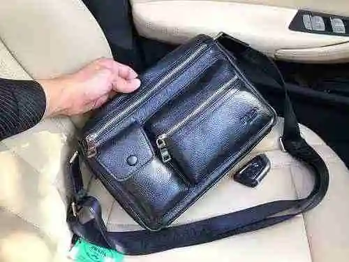 PADA Prada Bolso bandolera exclusivo para hombre hecho de material de lona importado, bolsa de regal