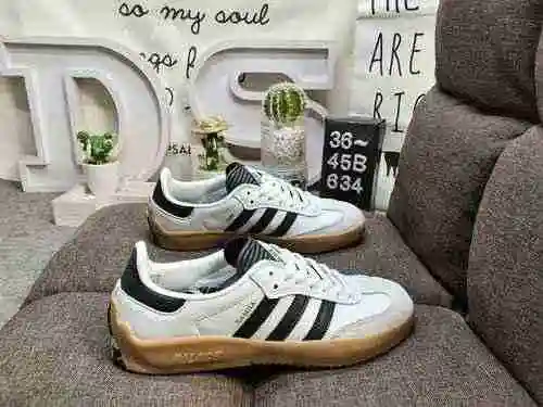 634DPALACE x adidas origins Samba Puig co branded trendy retro lightweight wear-resistant anti slip 