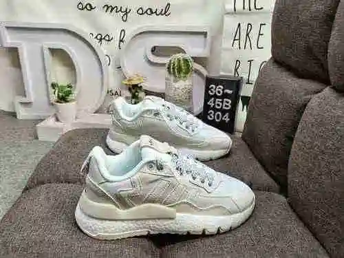 304D company level Adidas Nite Jogger 2019 Boost earth color barcode Wang Jiaer endorses the knitted