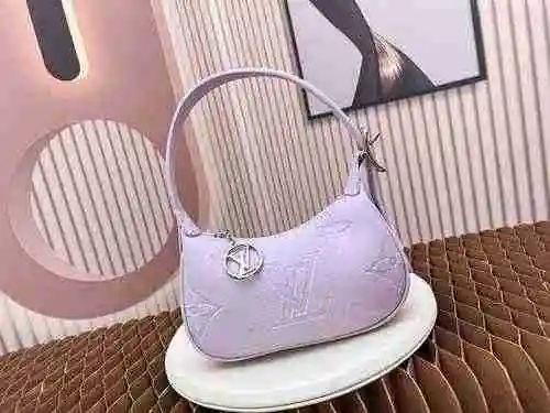 Bolsa para axila LV hecha de material de lona importado, bolsa de regalo de entrega de alta calidad,
