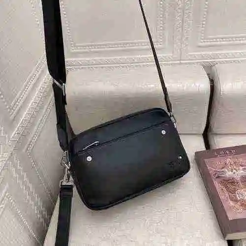Bolso cruzado exclusivo para hombre de Marlboro hecho de material de lona importado, bolsa de regalo