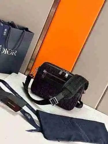 Bolso para cámara Dior para hombre hecho de material de lona importado, bolsa de regalo con entrega 