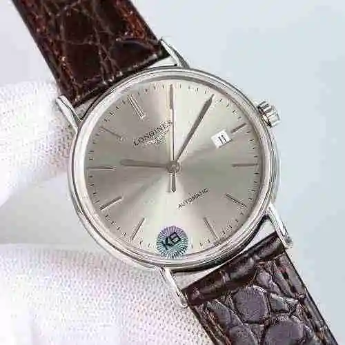 Reloj Longines para hombre con movimiento mecánico original totalmente automático, caja de acero de 