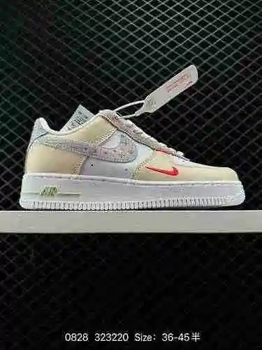 Nike Air Force Low Air Force One Zapatos deportivos informales de caña baja sincronizados oficialmen