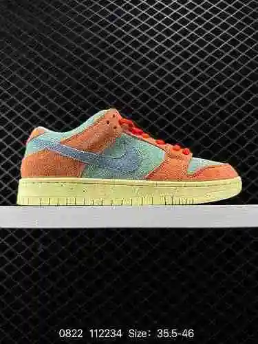 7 Nike SB Dunk Low Pro "Orange Aqua" Tropical Rainforest Recientemente, se lanzó una nueva