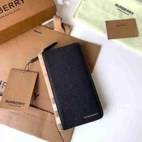 Cartera para hombre Burberry hecha de material de lona importado, bolsa de regalo con entrega de alt