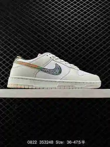 24 Nike Dunk Low" Platino puro " Los zapatos de tabla baja Nike SB de corte bajo, blanco, 