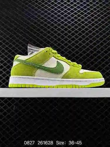 4 Nike Nk SB Dunk Low "Green Apple" Apple Green SB zapatos deportivos informales de caña b