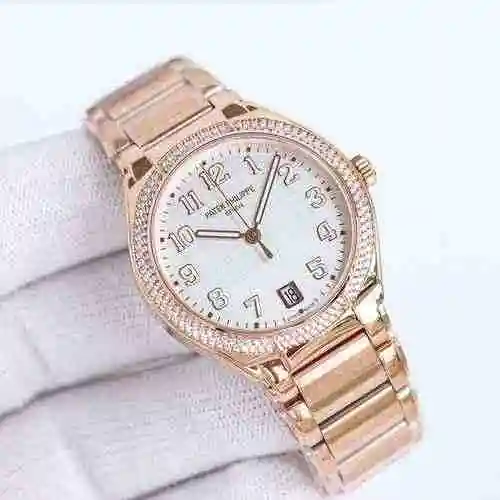 Reloj Patek Philippe para mujer combinado con movimiento mecánico original completamente automático 