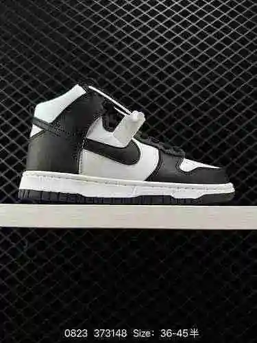 24 Nike Wmns SB Dunk High " Panda " Zapatos de skate deportivos informales de caña alta de