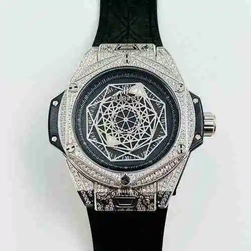 HUBLOT UBO Reloj para hombre combinado con movimiento mecánico original completamente automático Caj