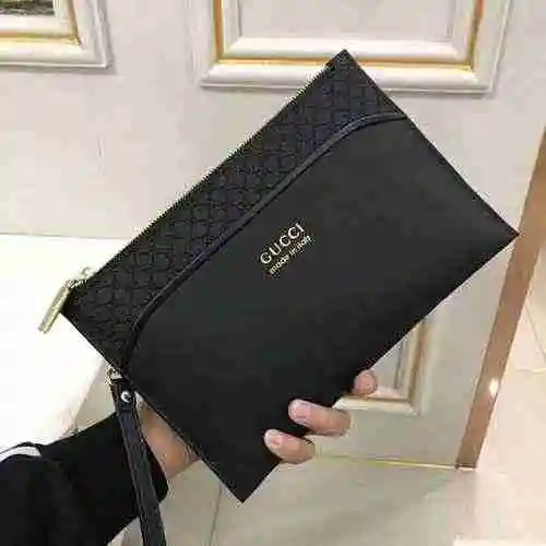 Bolso de hombre GUCCI Gucci hecho de material de lona importado, bolsa de regalo de entrega de alta 