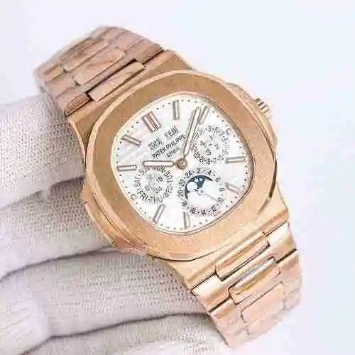Reloj Patek Philippe para hombre combinado con movimiento mecánico original completamente automático