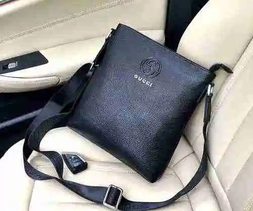 GUCCI Bolso bandolera exclusivo para hombre Gucci hecho de material de lona importado, bolsa de rega