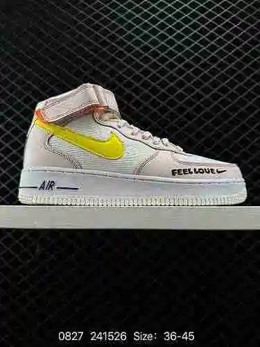 3 Nike Air Force '7 Air Force One Zapato de tabla deportivo informal, versátil y de caña alta. El re