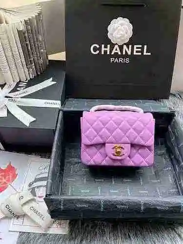Chanl Bolso con cadena Chanel hecho de material de lona importado, bolsa de regalo con entrega de al